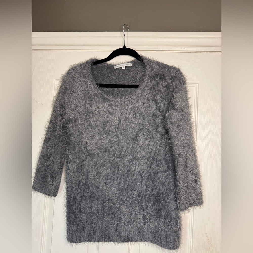Search For Sanity Fuzzy Sweater NWOT